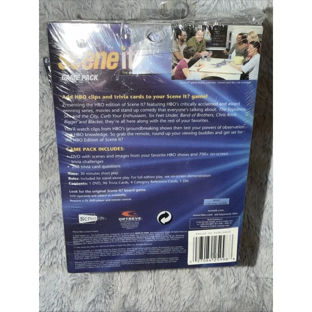 Scene It HBO Edition (Super Game Pack) (DVD / HD Video Game, 2005) Wholesale Lot